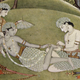 Detail of a 1780 painting depicting Rama and Sita.